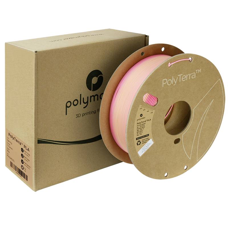 Polymaker PA04035 Gradient Filament PLA geringerer Kunststoffgehalt, Matt, Mehrfarbig 1.75mm 1000g Spring PolyTerra™ 1St.