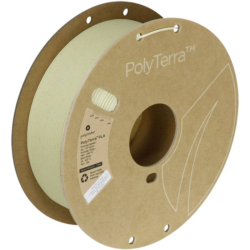 Polymaker PA04042 Marble Filament PLA geringerer Kunststoffgehalt, Matt, Mehrfarbig 1.75mm 1000g Marble Sandstone PolyTerra™ 1St.