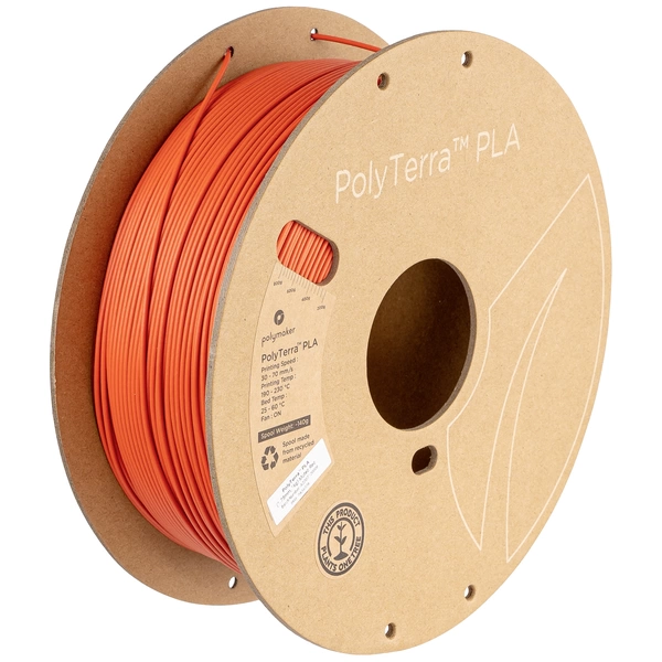 Polymaker PA04006 Muted Filament PLA geringerer Kunststoffgehalt, Matt 1.75mm 1000g Muted Red PolyTerra™ 1St. Polymaker PA04006 Muted Filament PLA geringerer Kunststoffgehalt, Matt 1.75mm 1000g Muted Red PolyTerra™ 1St.