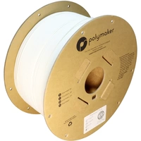 Polymaker PA04008 Regular Filament PLA geringerer Kunststoffgehalt, Matt 1.75mm 1000g Cotton White PolyTerra™ 1St. Polymaker PA04008 Regular Filament PLA geringerer Kunststoffgehalt, Matt 1.75mm 1000g Cotton White PolyTerra™ 1St.