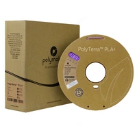 Polymaker PA05003 Regular Filament PLA+ geringerer Kunststoffgehalt, hohe Steifigkeit 1.75mm 1000g Lila PolyTerra™ 1St. Polymaker PA05003 Regular Filament PLA+ geringerer Kunststoffgehalt, hohe Steifigkeit 1.75mm 1000g Lila PolyTerra™ 1St.