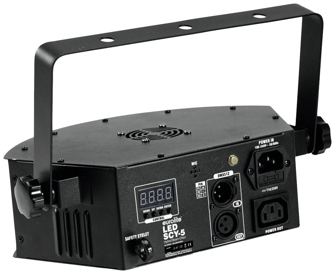 Eurolite LED SCY-5 Hybrid LED-Effektstrahler Anzahl LEDs (Details): 24 Schwarz