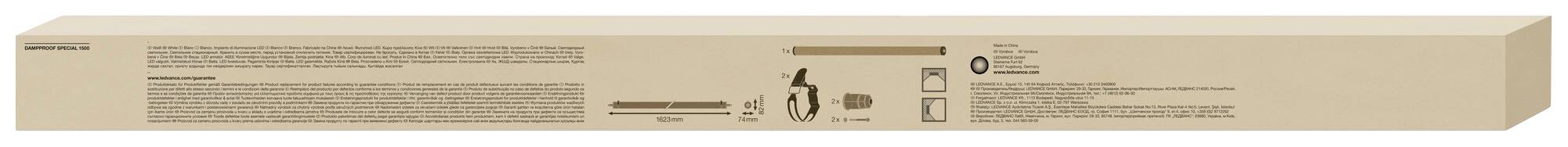 LEDVANCE DP SPECIAL 1500 30W-4000K WT IP67 LEDV LED-Feuchtraumleuchte LED 30W Kaltweiß Weiß