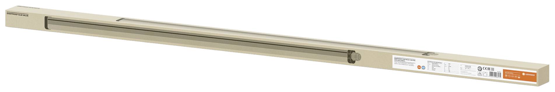 LEDVANCE DP SLIMVALUE 1200 36W-6500K IP65 LEDV LED-Feuchtraumleuchte LED 36W Kaltweiß Weiß