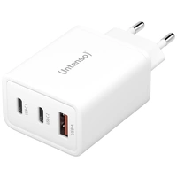 Intenso W65ACC GaN USB Ladegerät 65W 1x USB-A, 2x USB-C® USB PD Weiß Innenbereich GaN, USB Power Delivery (USB-PD) Intenso W65ACC GaN USB Ladegerät 65W 1x USB-A, 2x USB-C® USB PD Weiß Innenbereich GaN, USB Power Delivery (USB-PD)