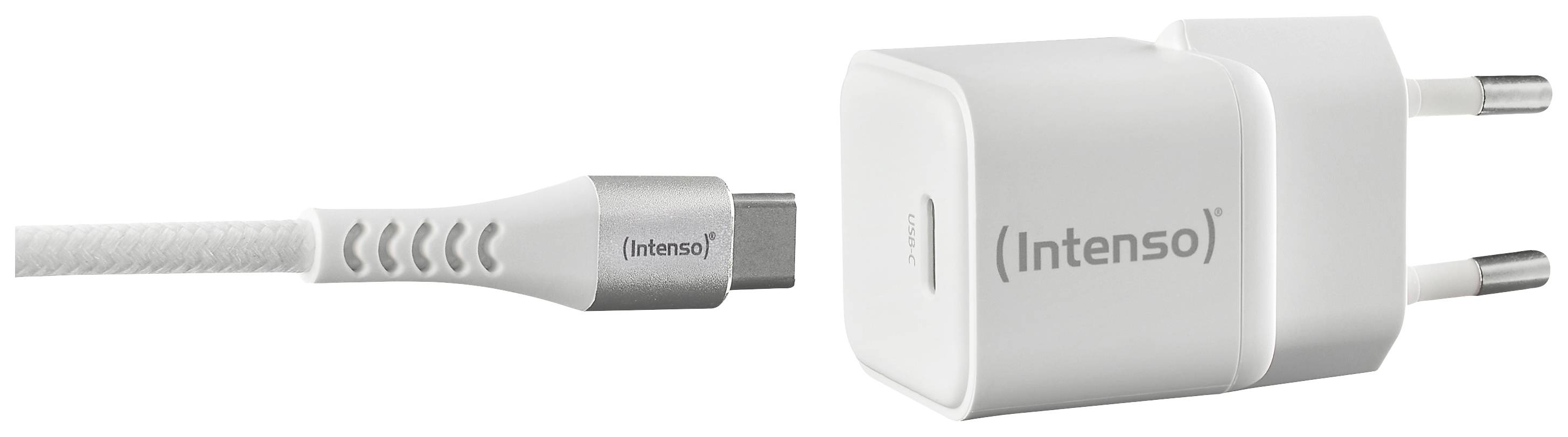 Intenso W30C + C315C USB Ladegerät USB-C® Weiß Innenbereich GaN, USB Power Delivery (USB-PD)