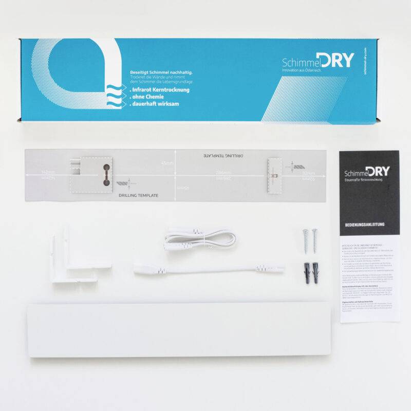 Schimmel-DRY EDH-WHI-SDRY-M2 Wandentfeuchter/Schimmelentferner Weiß