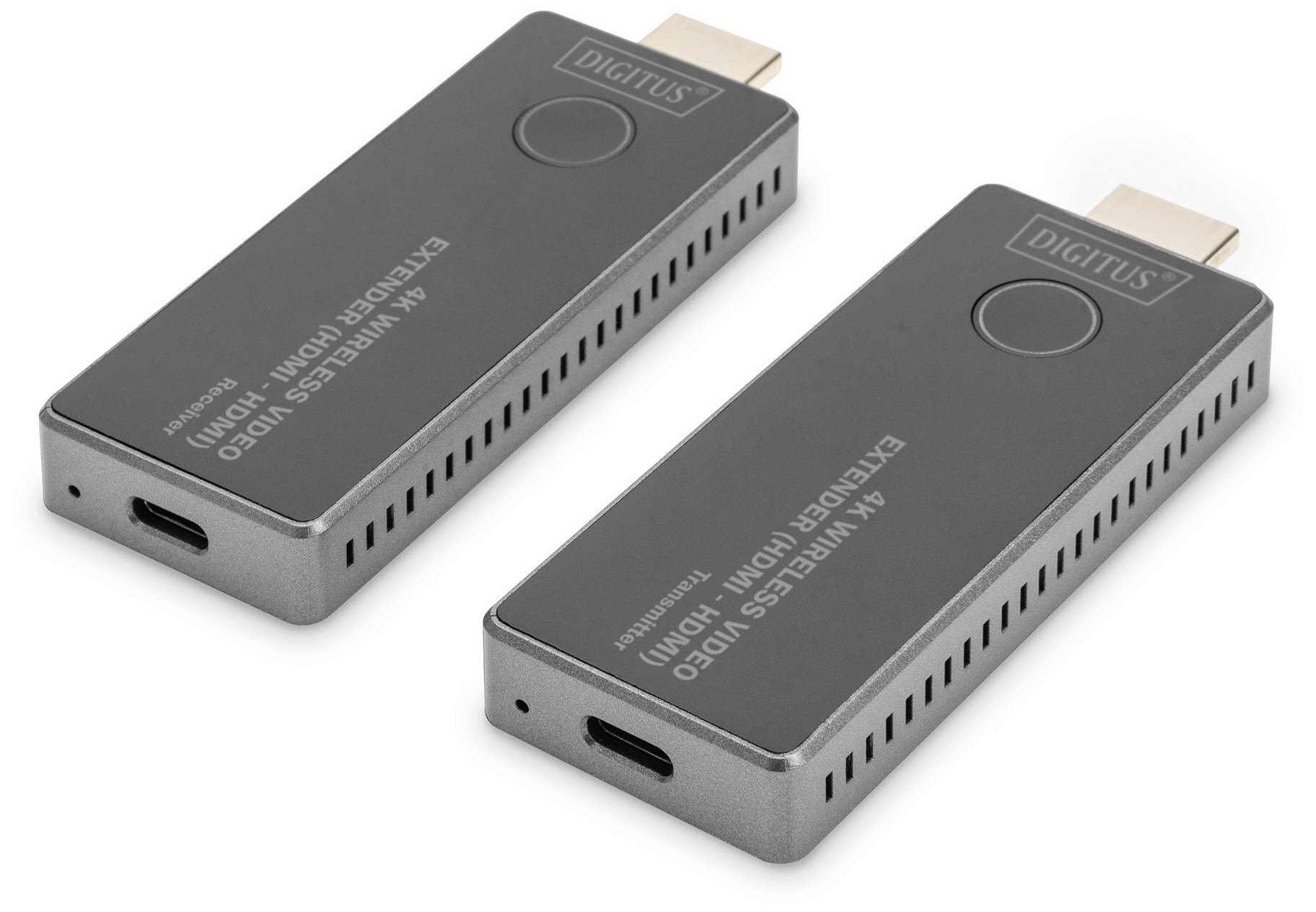 Digitus DS-55323 HDMI-Funkübertragung (Set) 30m 3840 x 2160 Pixel integrierte LED-Anzeige, mobile Variante