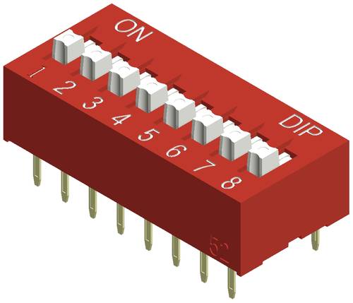 Diptronics NDS-05V DIP-Schalter Polzahl (num) 5 Slide-Type