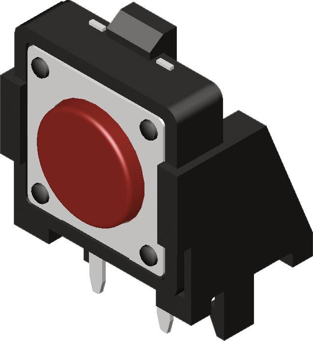 Diptronics DTSA-63Y-V Tastschalter 12 V/DC 50mA 1 x Aus/Ein tastend