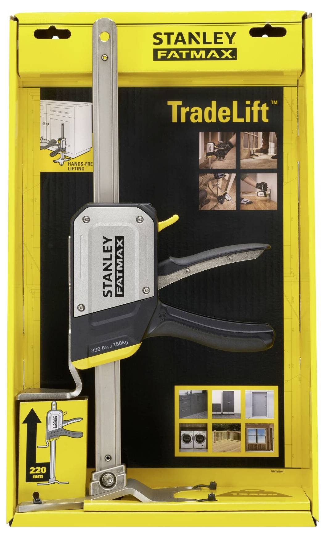 STANLEY FMHT83550-1 Einhand-Montagewerkzeug Tradelift Tragkraft (max.) 150 kg