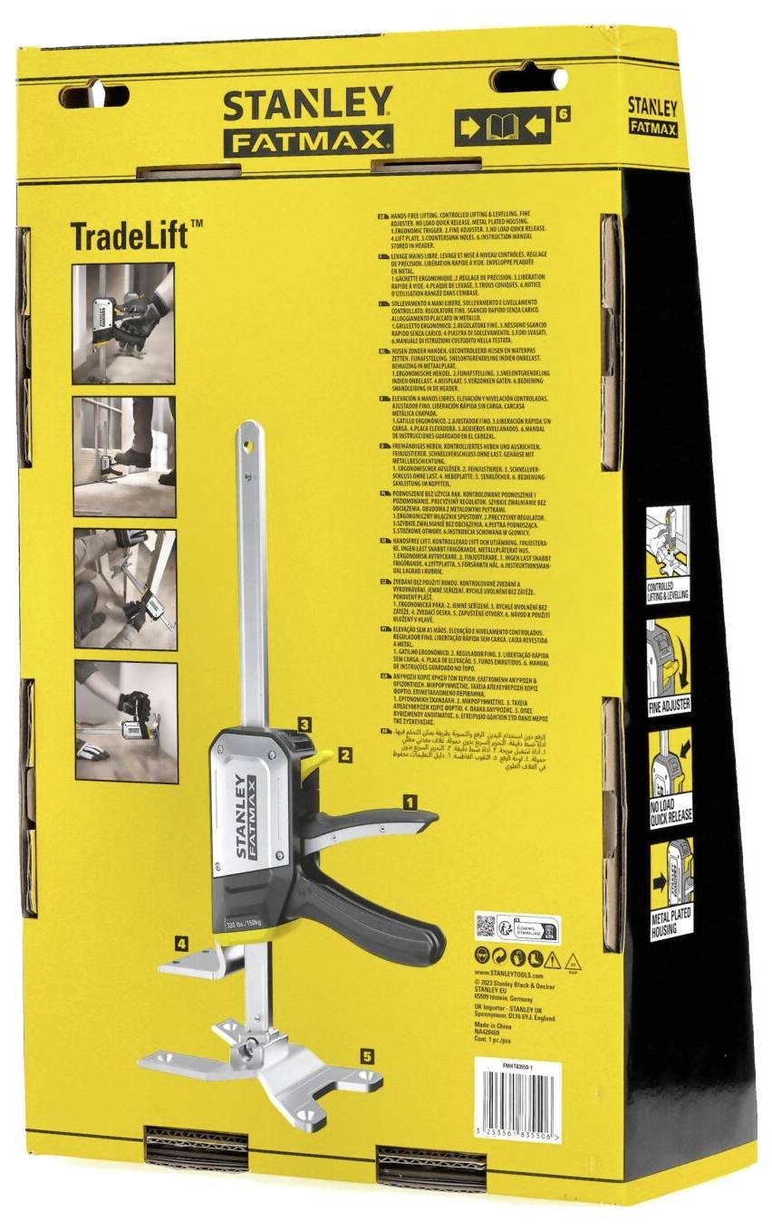STANLEY FMHT83550-1 Einhand-Montagewerkzeug Tradelift Tragkraft (max.) 150 kg