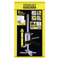 STANLEY FMHT83552-1 Einhand-Montagewerkzeug Tradelift Set Tragkraft (max.) 150kg Inhalt 2St. STANLEY FMHT83552-1 Einhand-Montagewerkzeug Tradelift Set Tragkraft (max.) 150kg Inhalt 2St.