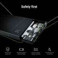 Green Cell GC PowerPlay10S Powerbank 10000 mAh Quick Charge 3.0, USB PD LiPo Schwarz Green Cell GC PowerPlay10S Powerbank 10000 mAh Quick Charge 3.0, USB PD LiPo Schwarz