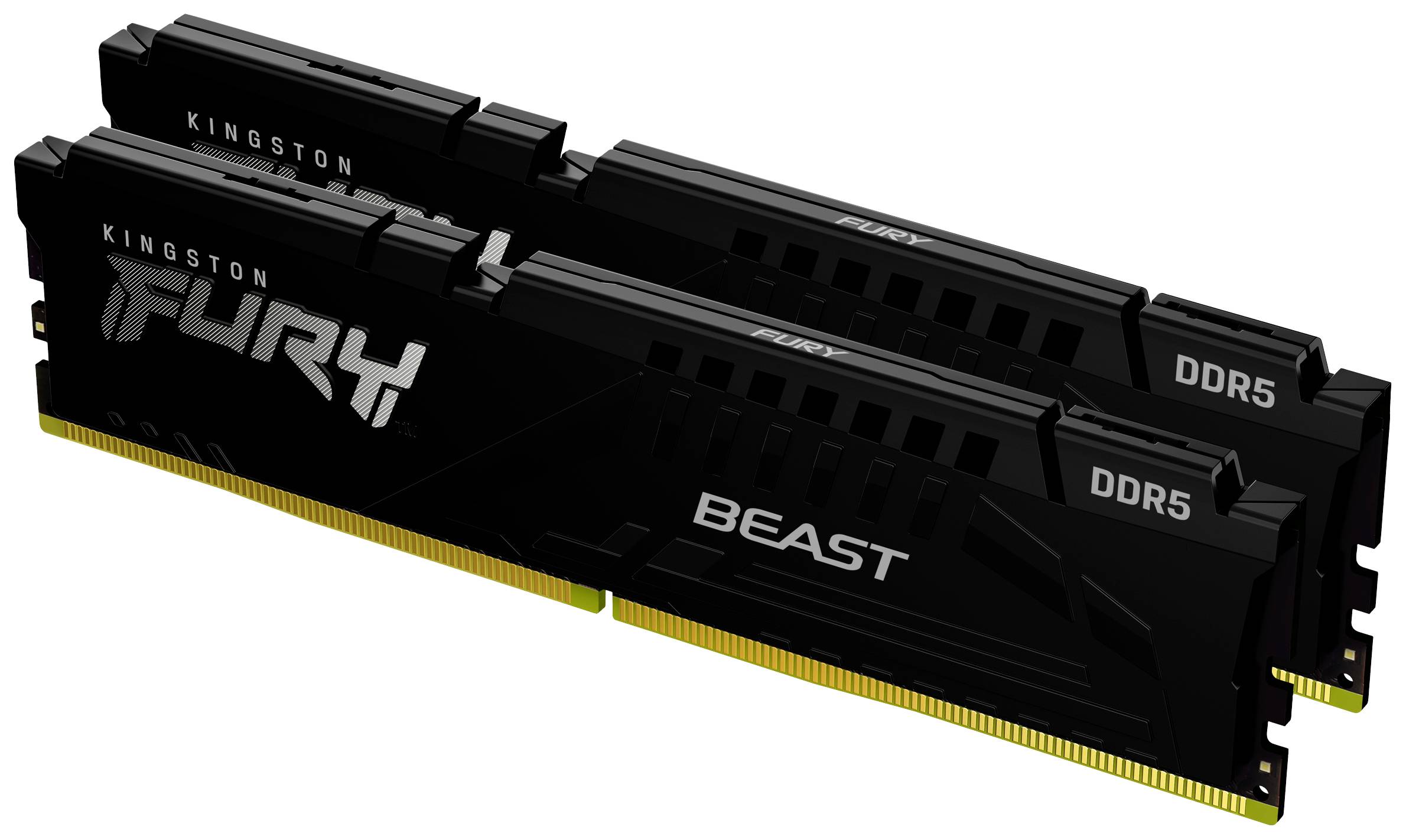 Kingston CL30 FURY Beast XMP PC-Arbeitsspeicher Kit DDR5 32GB 2 x 16GB Non-ECC 288pin DIMM CL30 KF560C30BBK2-32