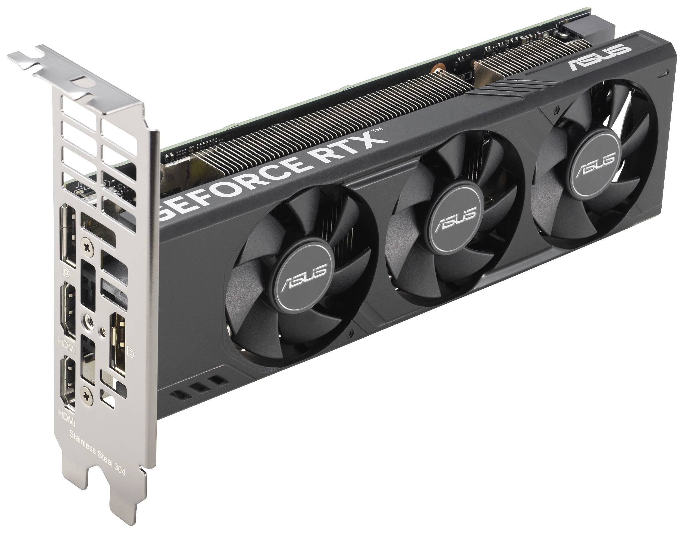 Asus Grafikkarte Nvidia GeForce RTX 4060 LP BRK OC 8 GB GDDR6-RAM DisplayPort, HDMI® NVIDIA G-Sync, Low Profile