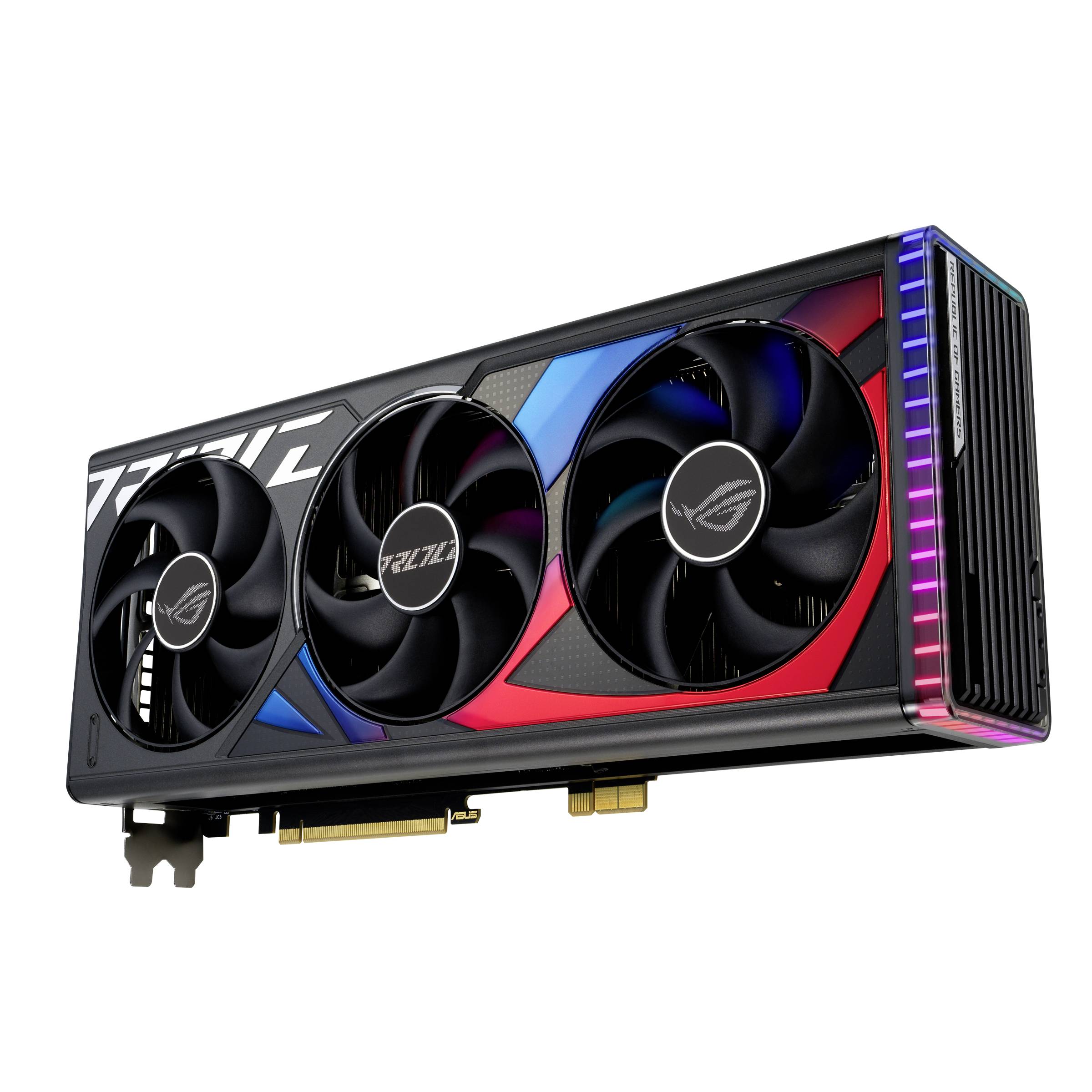 Asus Grafikkarte Nvidia GeForce RTX 4090 ROG Strix BTF Gaming OC 24GB GDDR6X-RAM PCIe x16 HDMI®, DisplayPort RGB Beleuchtung