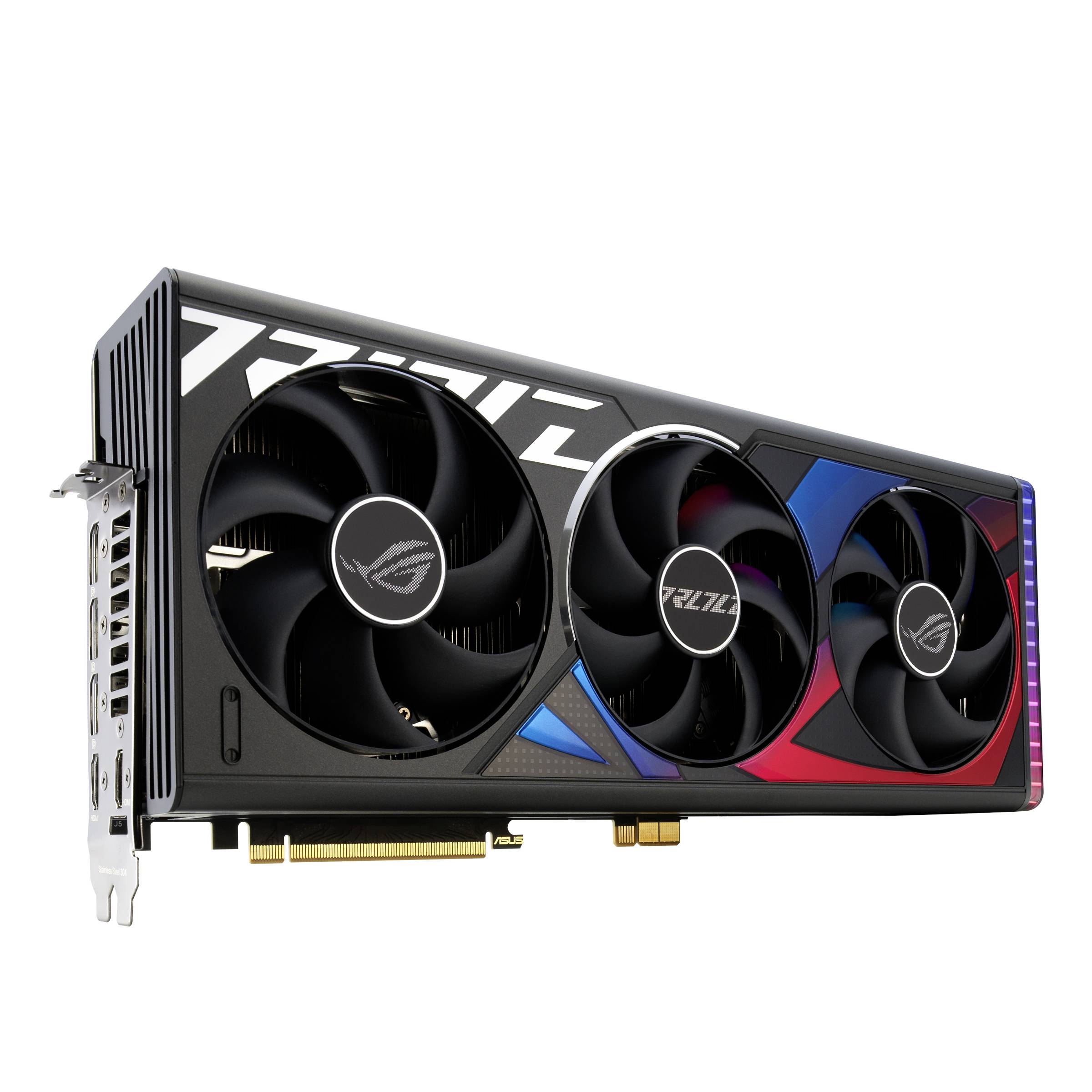 Asus Grafikkarte Nvidia GeForce RTX 4090 ROG Strix BTF Gaming OC 24GB GDDR6X-RAM PCIe x16 HDMI®, DisplayPort RGB Beleuchtung
