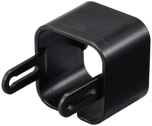 TRU COMPONENTS Modularer Kabelhalter TC-12533288 ABS Kunststoff Schwarz 35mm Inhalt: 15St.