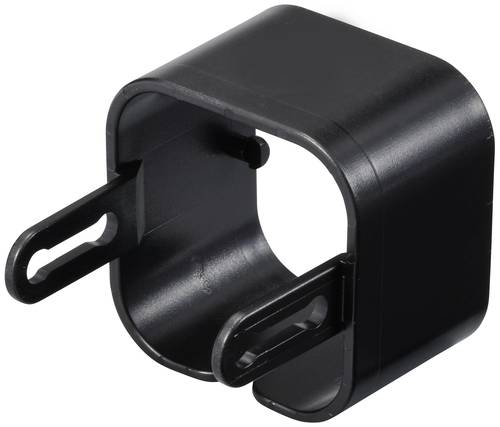 TRU COMPONENTS Modularer Kabelhalter TC-12533296 ABS Kunststoff Schwarz 40 mm Inhalt: 15 St.