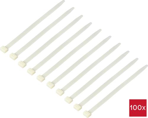 TRU COMPONENTS TC-12533312 Kabelbinder 280 mm 12.7 mm Naturweiß HVAC 100 St.