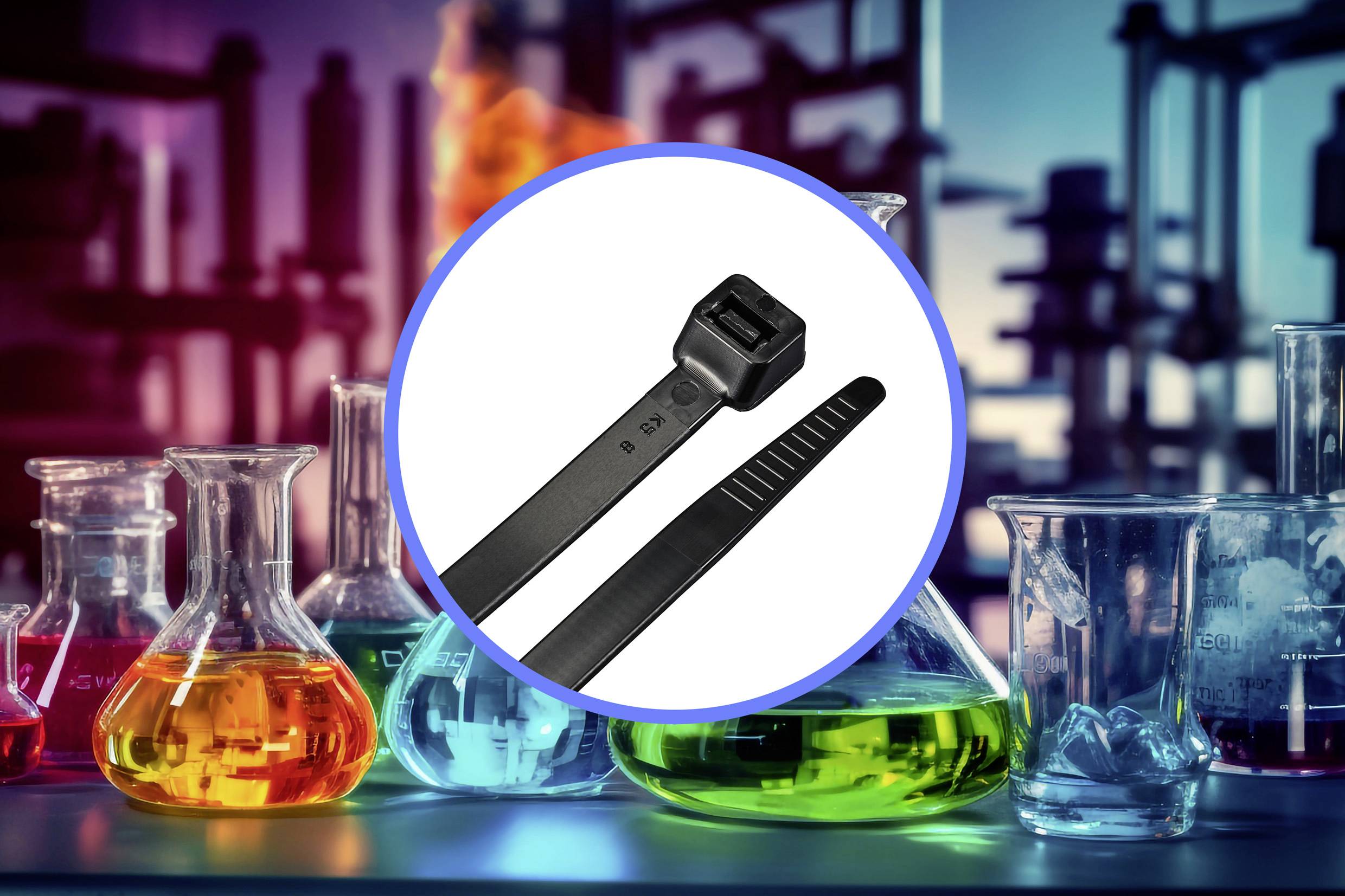 TRU COMPONENTS TC-12533368 Kabelbinder 550mm 8mm Schwarz 100St.