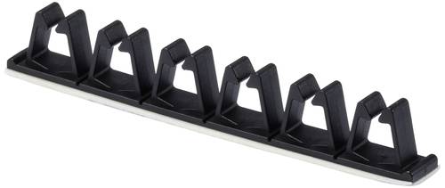 TRU COMPONENTS Kabelclip TC-12533420 Bündel-Ø-Bereich 7.8 mm (max) Schwarz 20 St.