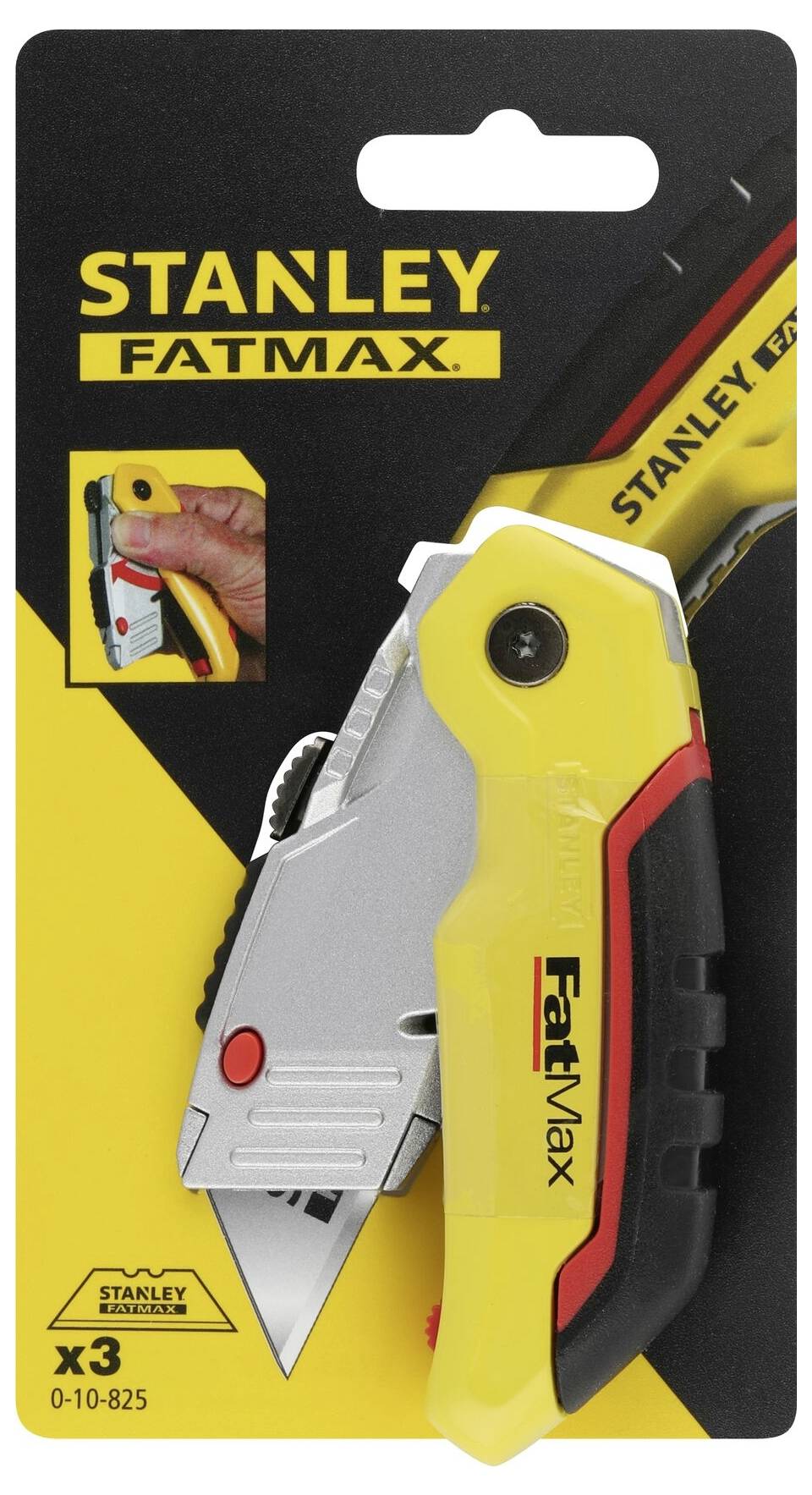 STANLEY FatMax 0-10-825 Klappmesser Silber, Gelb, Schwarz