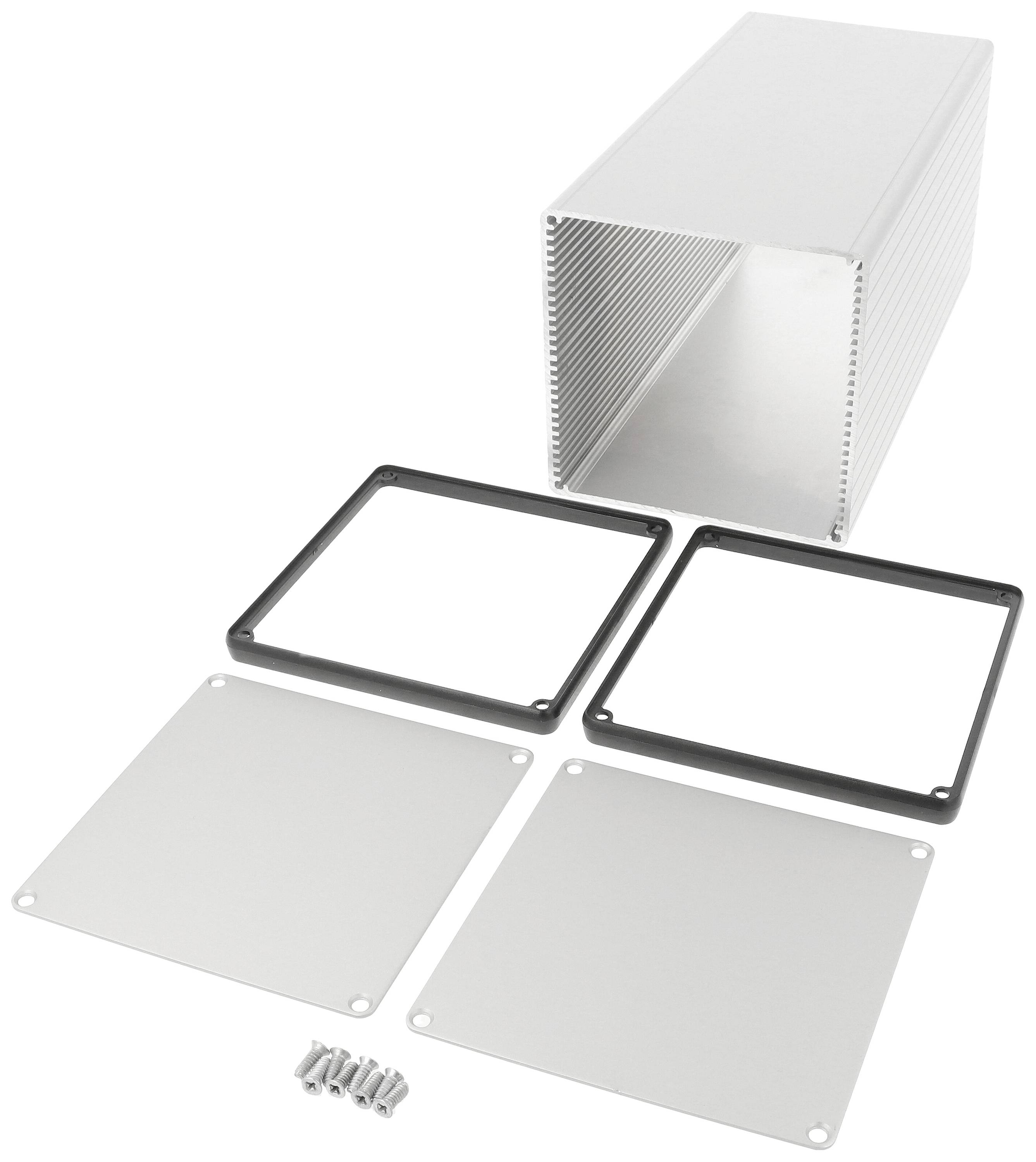 Hammond Electronics 1455NS2201 Universal-Gehäuse 220 x 103 x 103 Aluminium extrudiert Klar 1St.