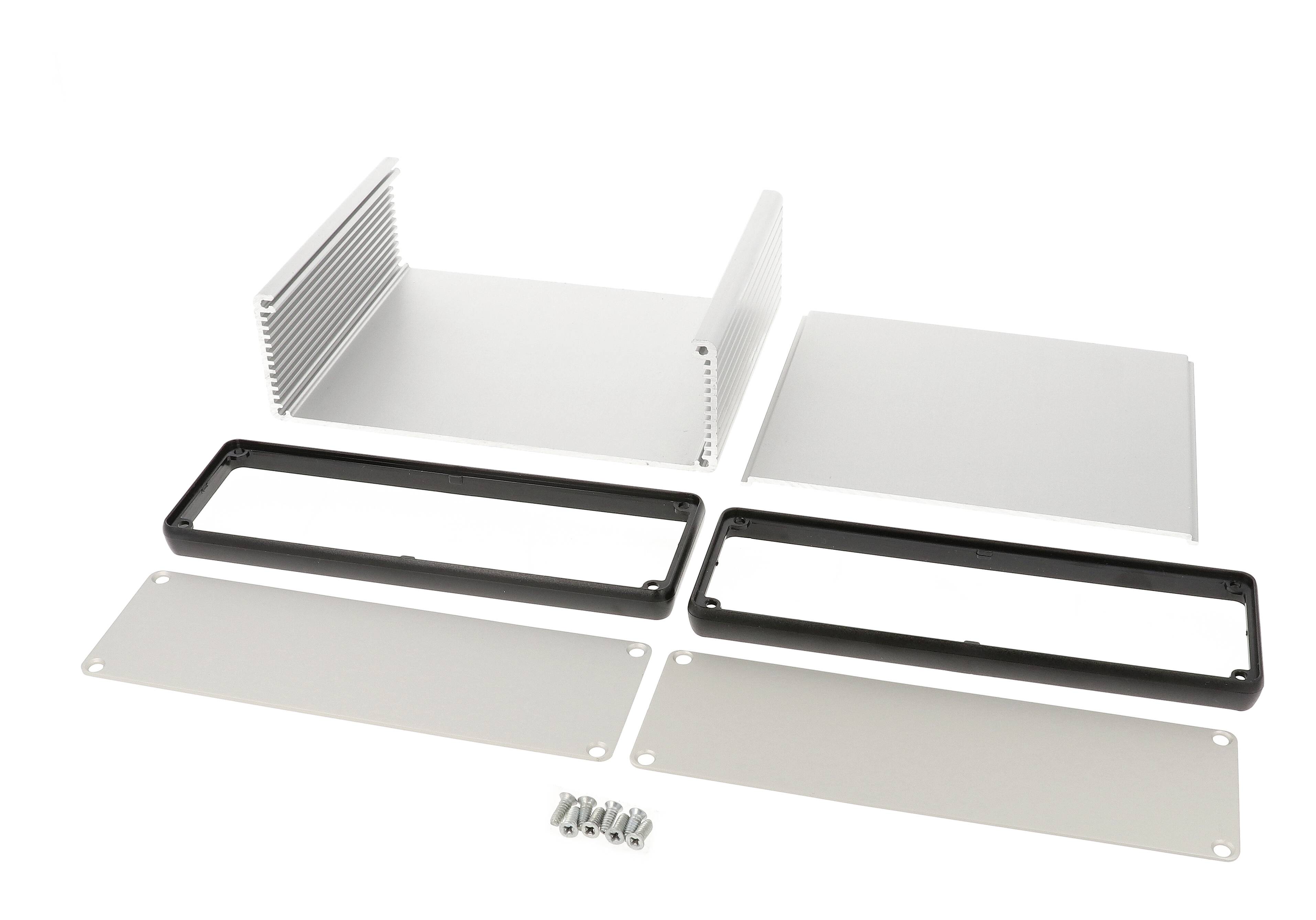 Hammond Electronics 1455T1201 Universal-Gehäuse 120 x 165 x 52 Aluminium extrudiert Klar 1St.