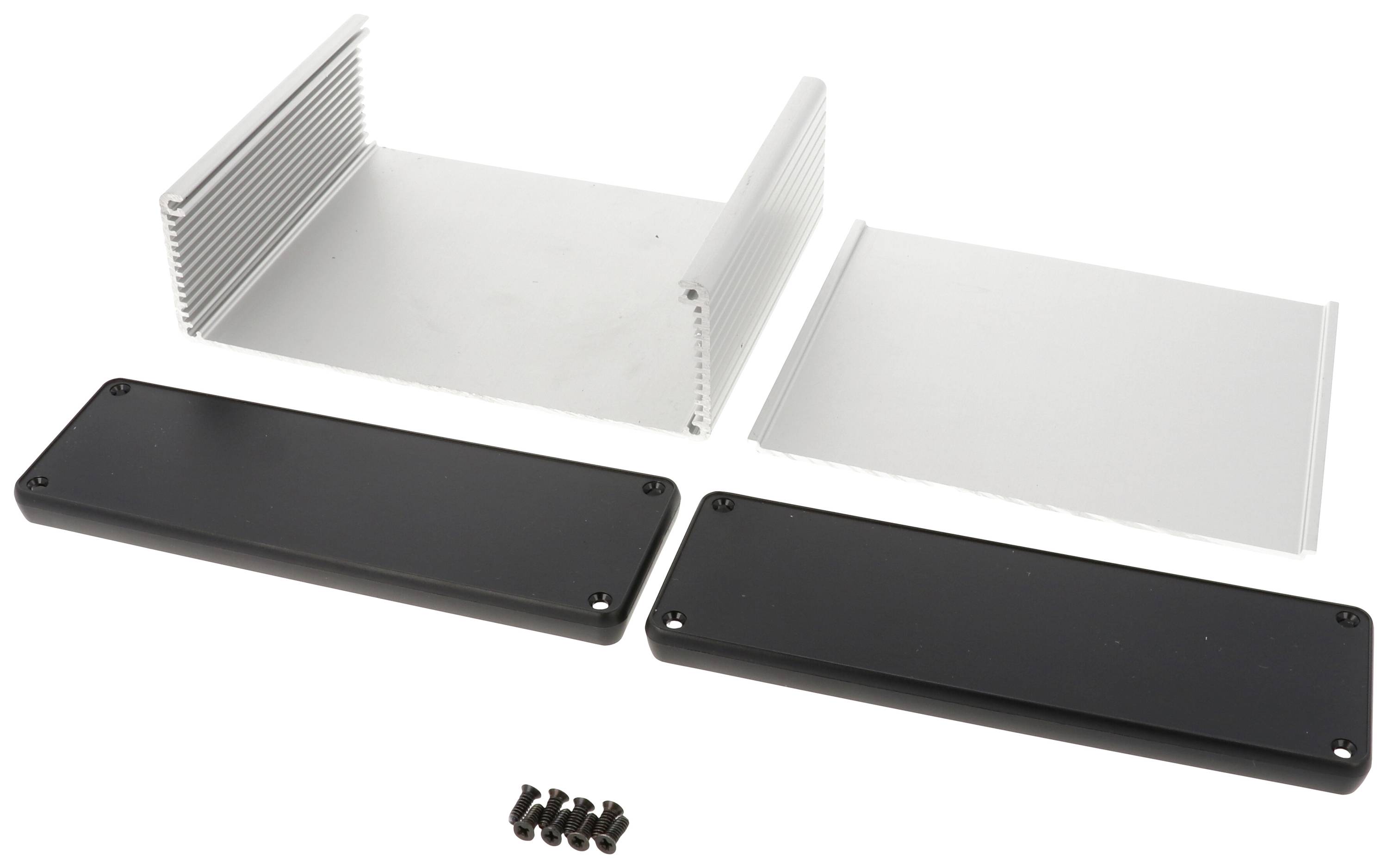 Hammond Electronics 1455T1202 Universal-Gehäuse 120 x 165 x 52 Aluminium extrudiert Klar 1St.