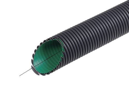 Fränkische Rohrwerke 19210090 KabuflexRplus90sw Wellrohr Schwarz 50m