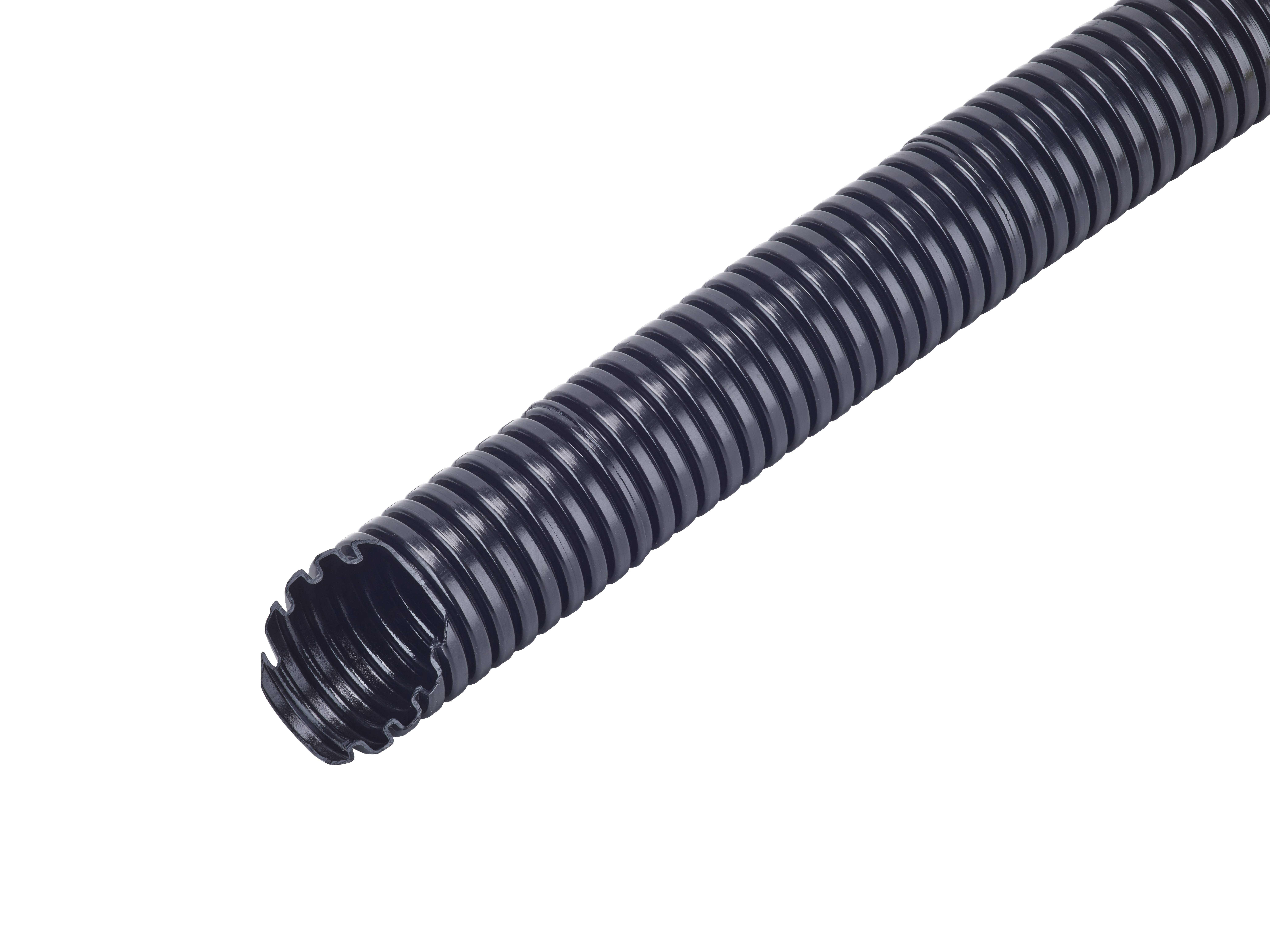 Fränkische Rohrwerke 4020002900 FPANF-29B.50 Wellrohr Schwarz 50m