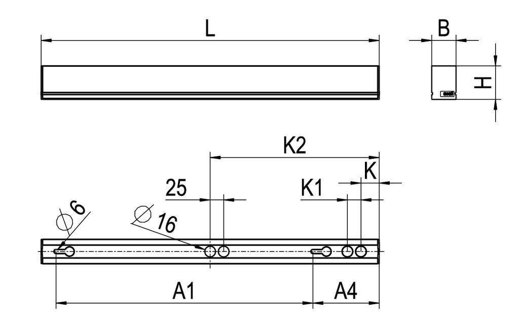 RIDI 532533 LED-Lichtleiste 1488.00mm Weiß 1St.