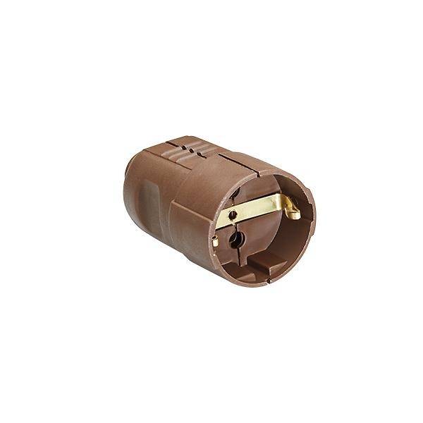 Bachmann 912470 Schutzkontaktkupplung 250V Braun