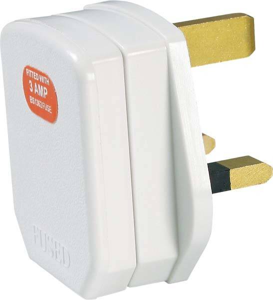 Bachmann 910276 Netzstecker USA 250V Weiß IP20