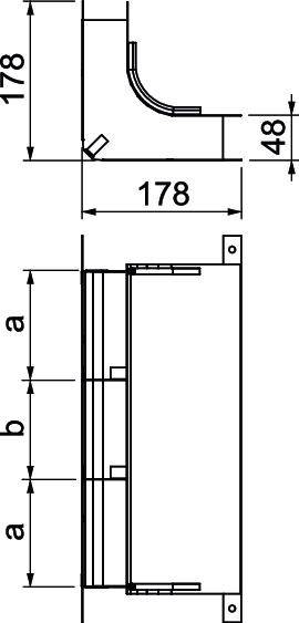 OBO Bettermann 7400665 Bogen (B x H) 350.00mm x 48.00mm 1St.