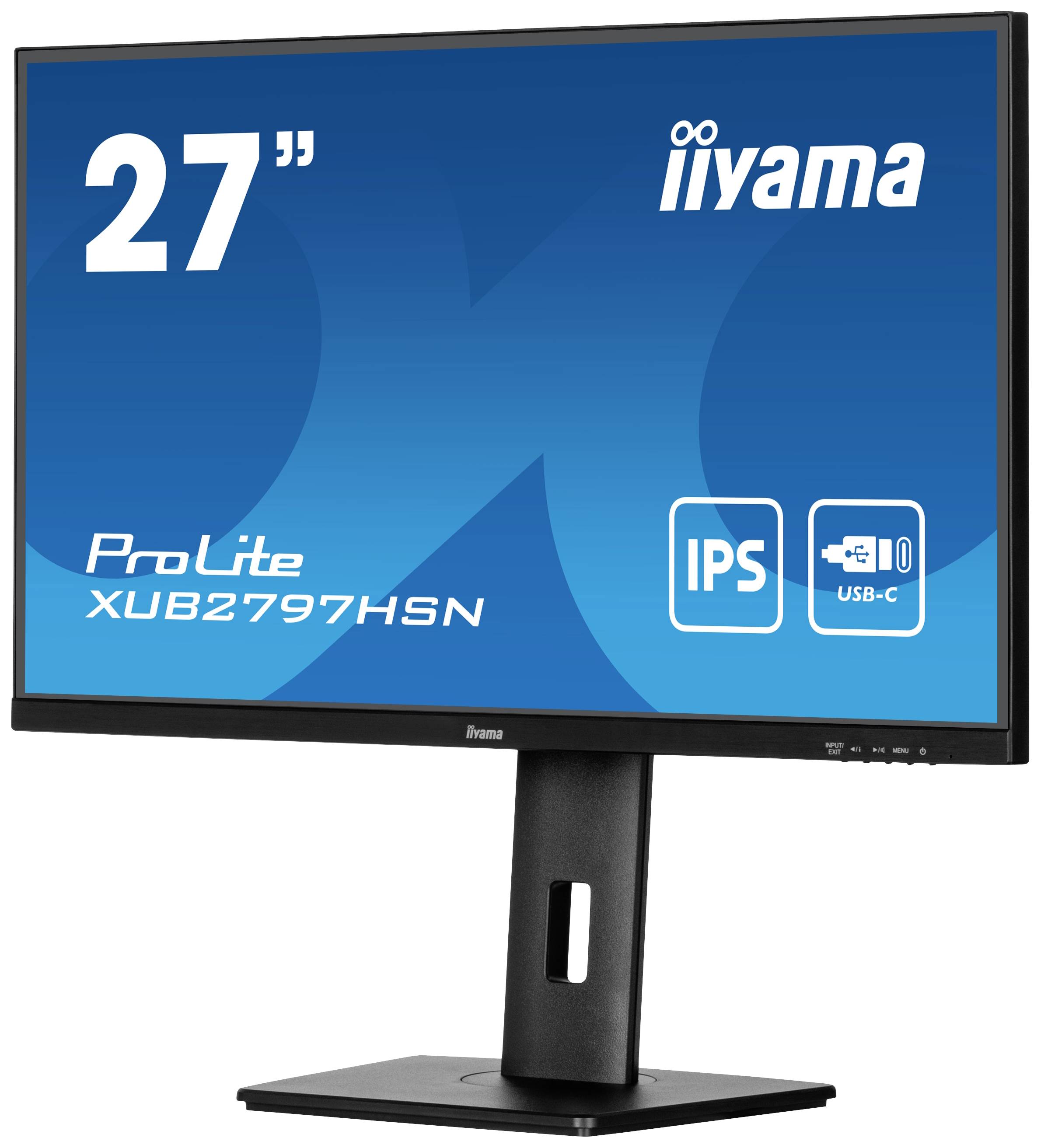 Iiyama ProLite XUB2797HSN-B1 LED-Monitor EEK E (A - G) 68.6 cm (27 Zoll) 1920 x 1080 Pixel 16:9 1 ms HDMI®, DisplayPort, Kopfhörer (3.5 mm Klinke)