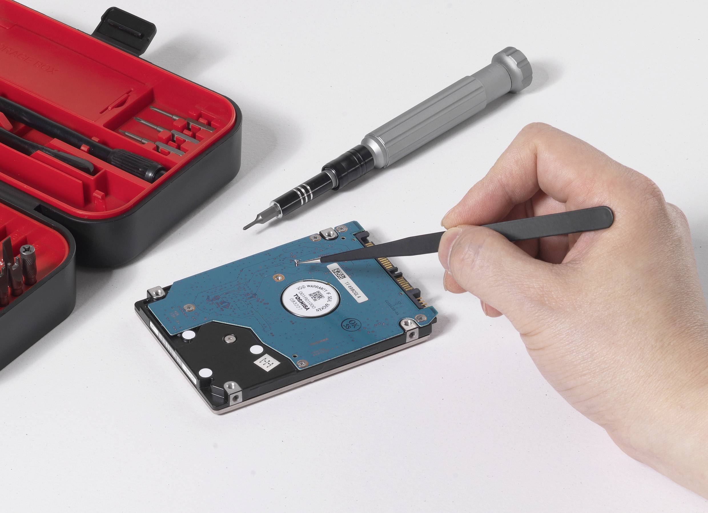 TOOLCRAFT TO-9407052 Bit-Set 150teilig Kreuzschlitz Phillips, Kreuzschlitz Pozidriv, Außen-Sechskant, Sechskant, Tri-Wing