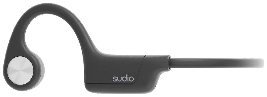 Sudio B2 Ear Free Headset Bluetooth® Stereo Schwarz Headset, Knochenschall-Kopfhörer, Nackenbügel, Ohrbügel Sport