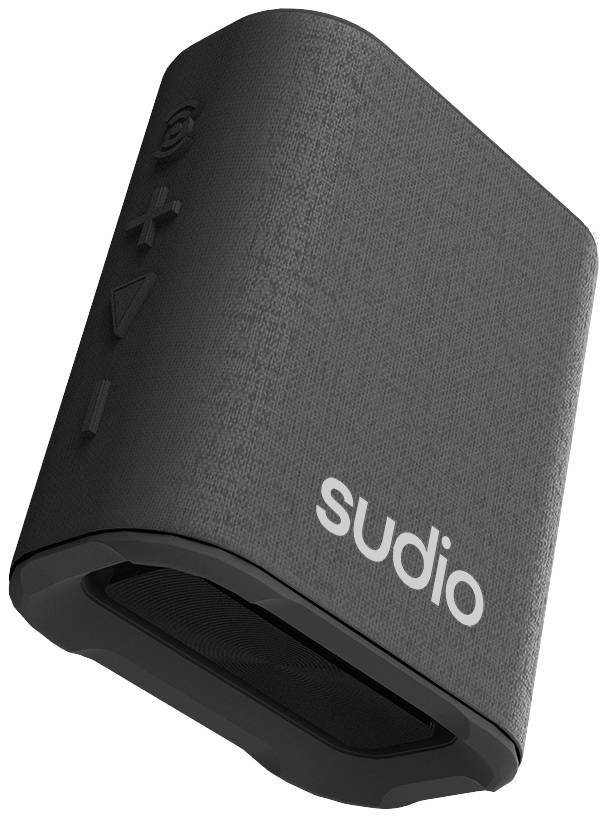 Sudio S2 Bluetooth® Lautsprecher spritzwassergeschützt, tragbar Schwarz