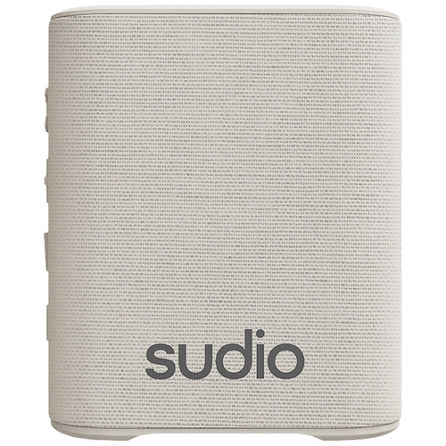 Sudio S2 Bluetooth® Lautsprecher spritzwassergeschützt, tragbar Beige