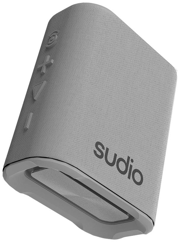 Sudio S2 Bluetooth® Lautsprecher spritzwassergeschützt, tragbar Grau