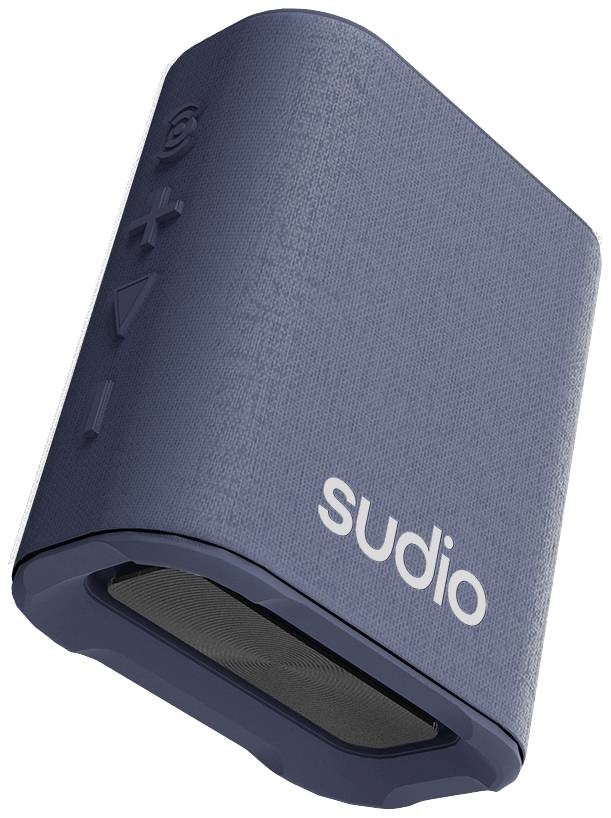 Sudio S2 Bluetooth® Lautsprecher spritzwassergeschützt, tragbar Blau