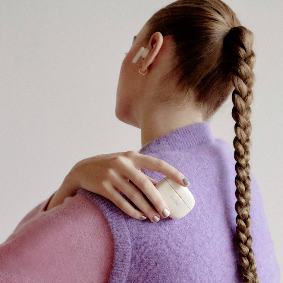 Sudio A1 Pro In Ear Headset Bluetooth® Stereo Sand Noise Cancelling Headset, Ladecase, Touch-Steuerung