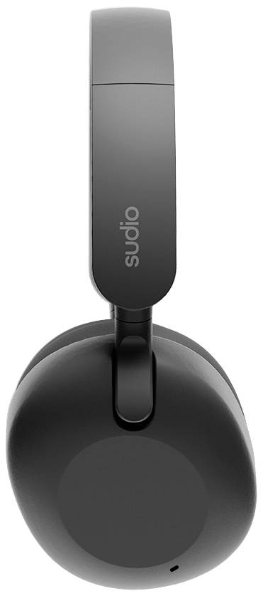 Sudio K2 Over Ear Headset Bluetooth® Stereo Schwarz Noise Cancelling Headset, Touch-Steuerung