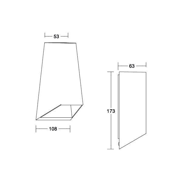Brumberg 65041103 65041103 LED-Wandleuchte LED Grau