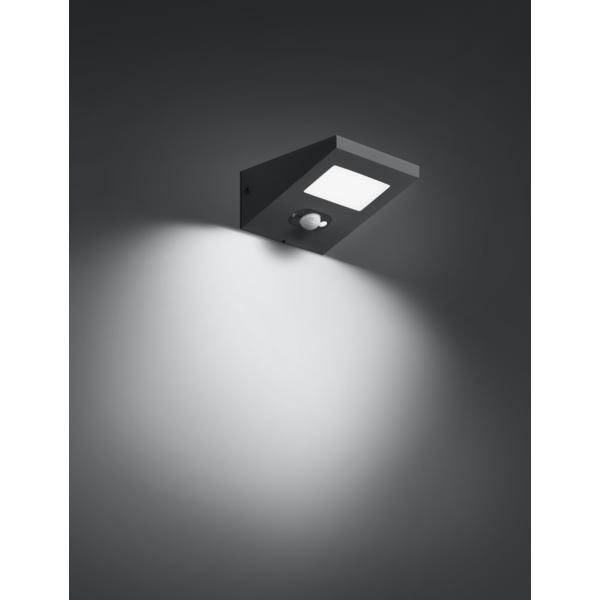 Brumberg 65291103 65291103 Solar-Außenwandleuchte LED 1.4W Grau