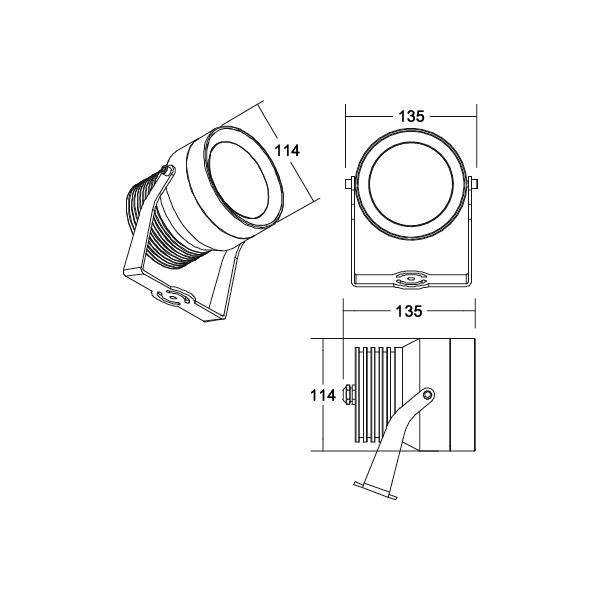 Brumberg 65271103 65271103 LED-Gartenleuchte LED ohne 20W