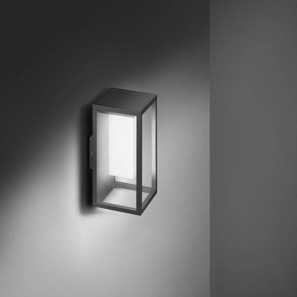 Brumberg 65322103 65322103 Solar-Außenwandleuchte LED 2W Grau